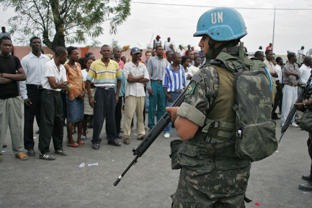 Haiti, siły pokojowe w 2013 roku.