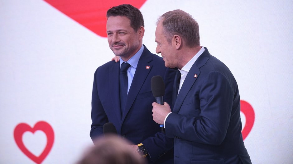 Rafał Trzaskowski i Donald Tusk