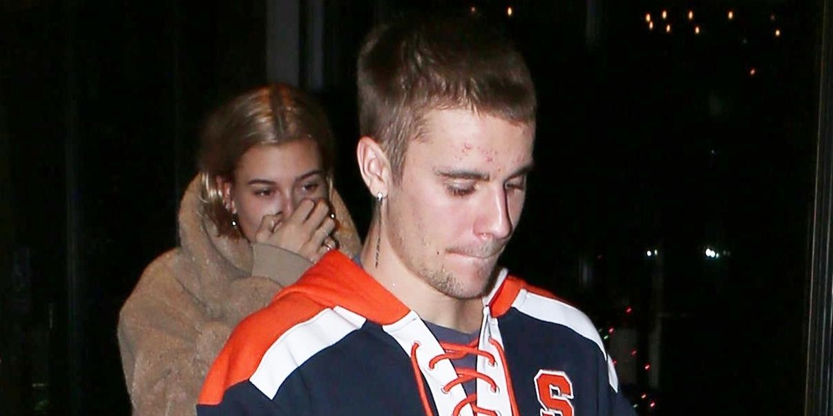 Justin Bieber z żoną Hailey