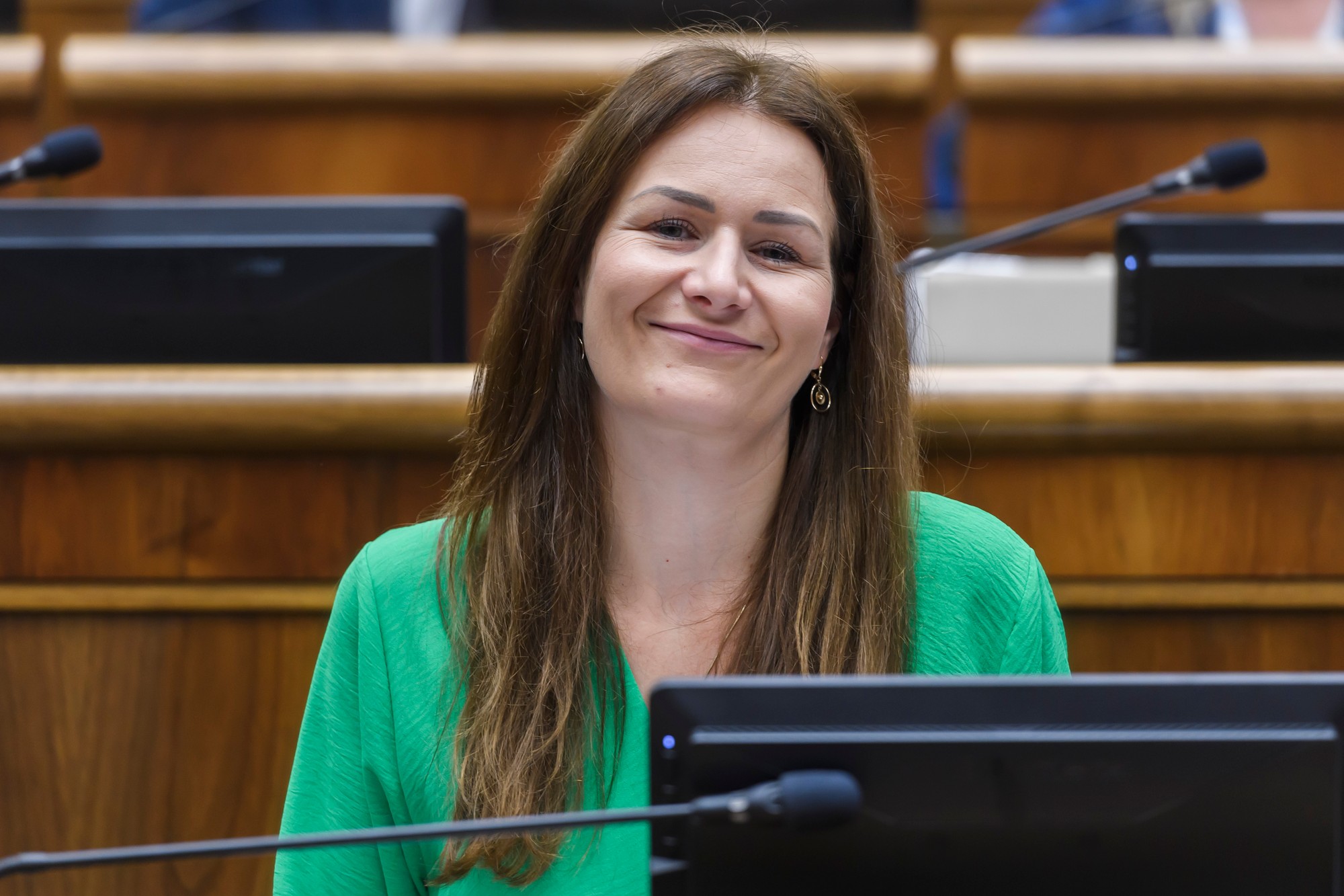 Poslankyňa Národnej rady (NR) SR Martina Holečková.