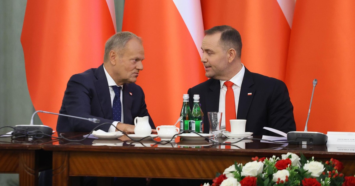 Nawrocki przerwał Tuskowi, gdy ten mówił o złej wiadomości. "Nie po to was tu zaprosiłem"