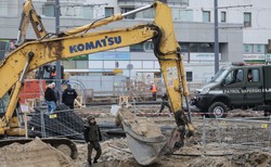 Niewybuch na terenie budowy metra. "Mogą występować utrudnienia w ruchu"