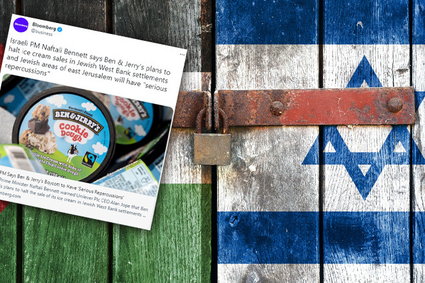 Ben&Jerry's przestał sprzedawać lody na Zachodnim Brzegu. Głos zabrał premier Izraela