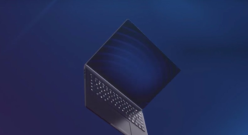 A render of the black Surface Book.