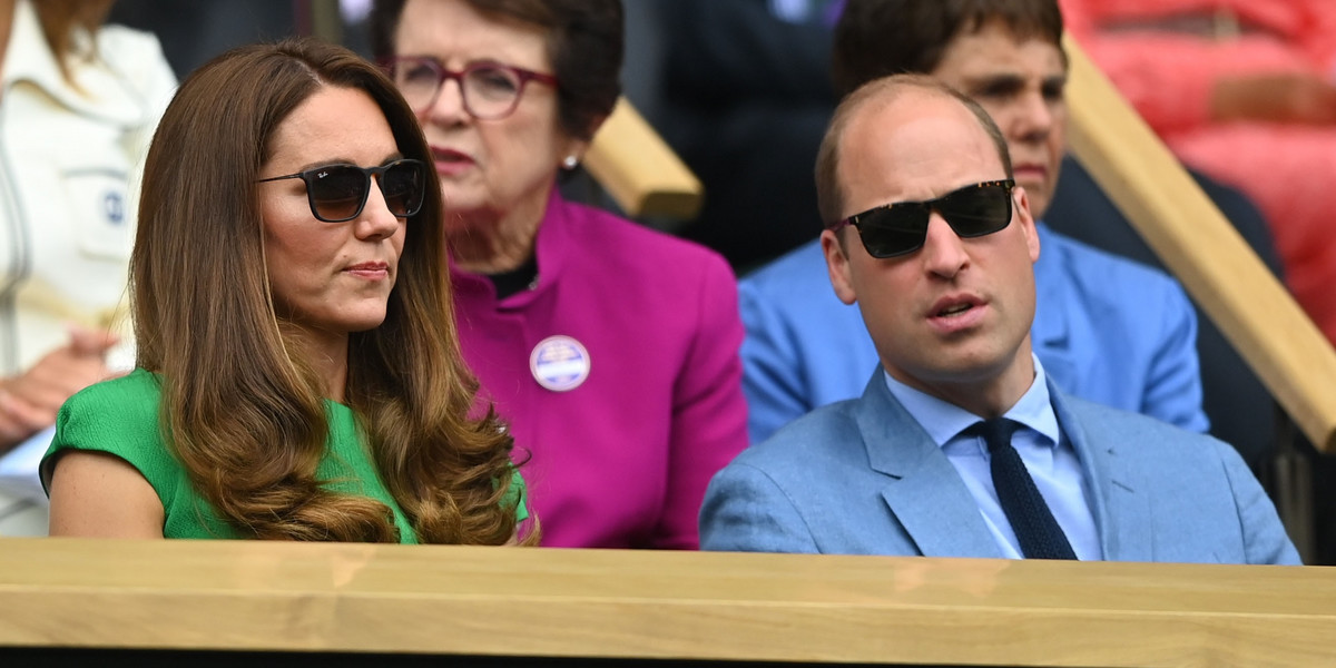 Kate i William na Wimbledonie