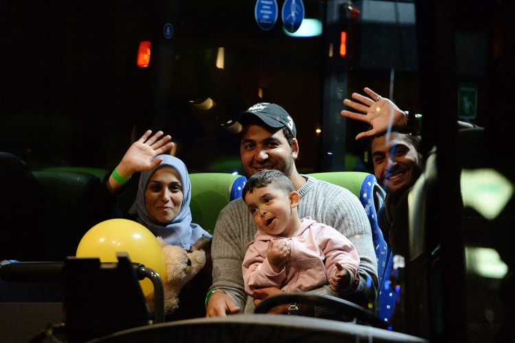 Uchodźcy dotarli do Monachium