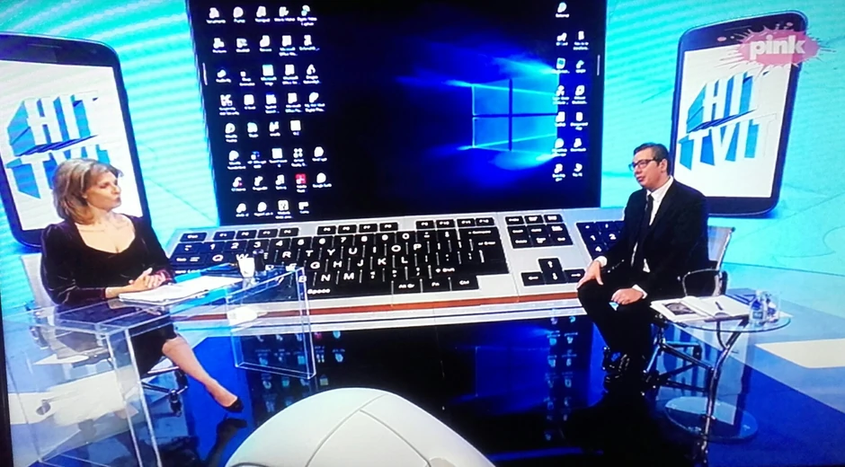 Aleksandar Vučić u emisiji "Hit tvit"