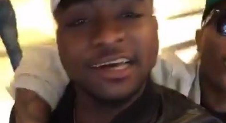 Davido shows off his Yeezus with the Confiderate flag