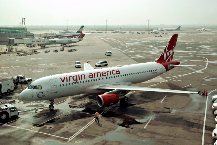 5. miejsce to amerykańska spółka-córka Virgin Atlantic Airways, należąca do Richarda Bransona, linia lotnicza Virgin America