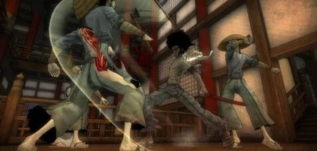 Screen z gry "Afro Samurai"