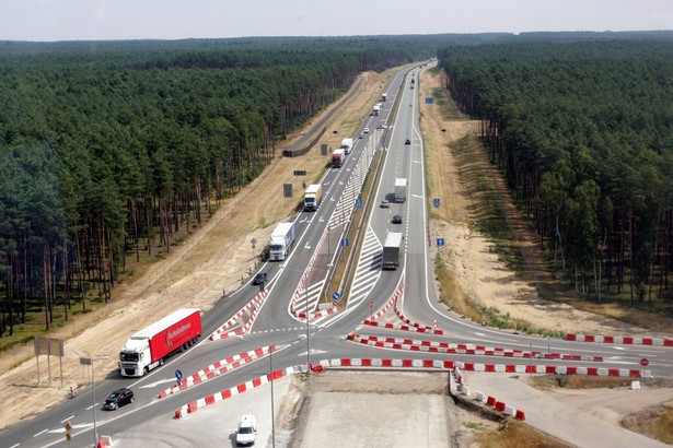 Budowa autostrady A2. fot. PAP/EPA