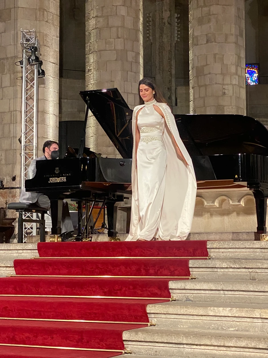 Tamara Rađenović na koncertu u Barseloni