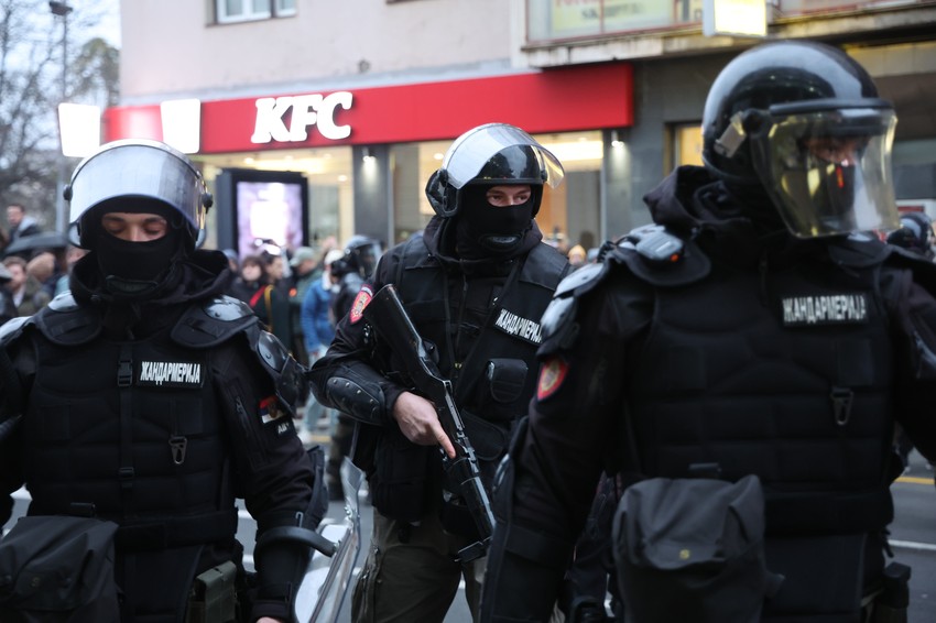 Protest ispred Rektorata