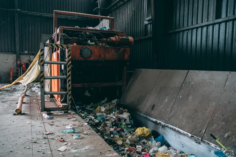 Rozrywarka służąca do rozrywania zawiązanych worków na odpady