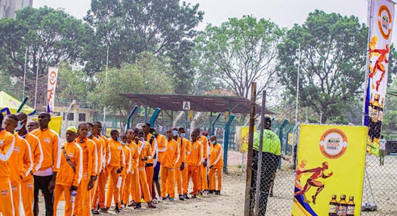 Student Athletes at the Maltina School Games National Finals held at Mini Stadium, Abuja Nigeria.