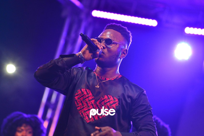 Moelogo on stage at the Afropolitan Vibes December [Pulse] 