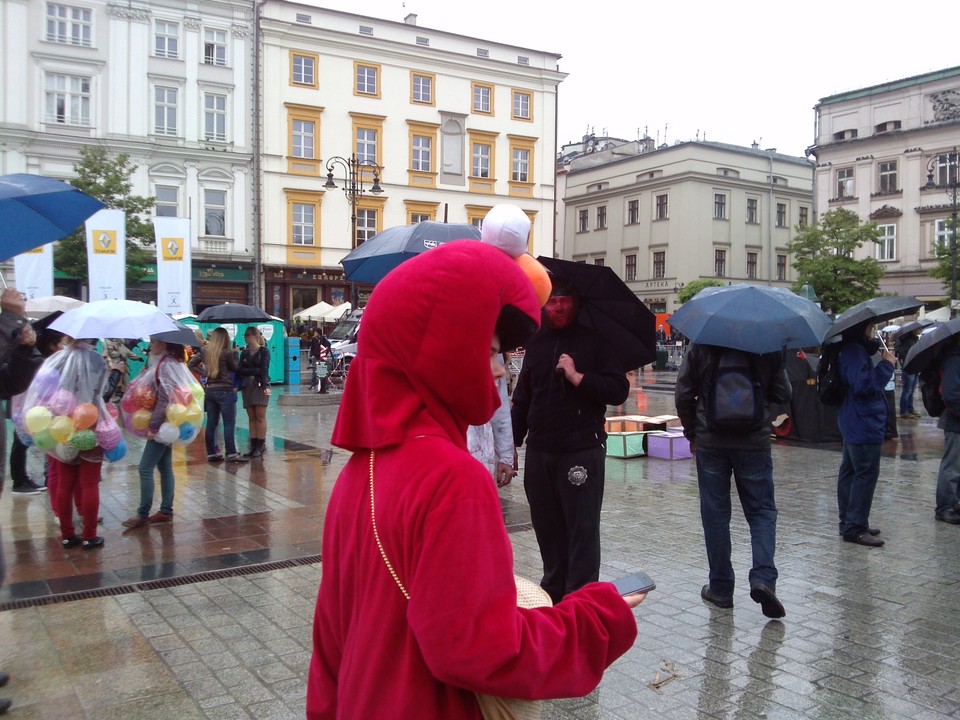 Juwenalia po krakowsku, studenci wygrali z deszczem