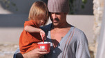 Colin Farrell i jego syn Henry Tadeusz / fot. Agencja Forum