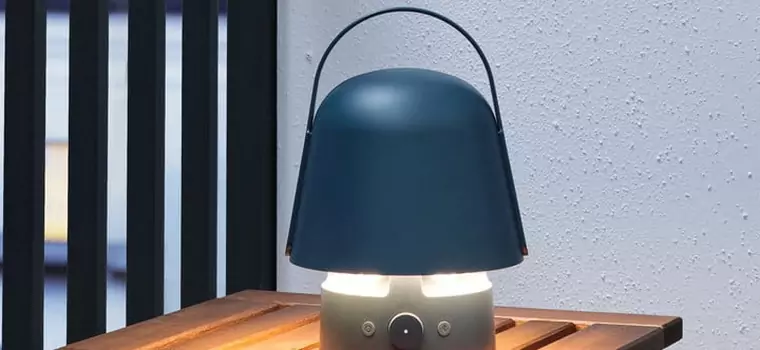 IKEA Vappeby to oryginalny głośnik Bluetooth w formie lampy stołowej