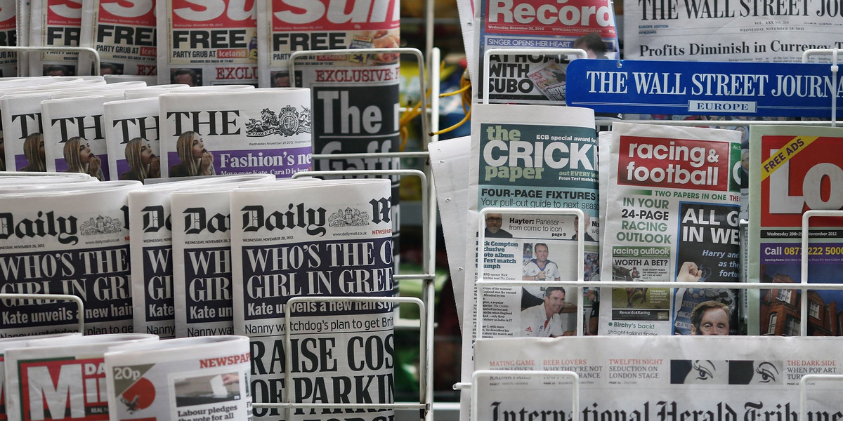 Newspapers want the UK government to curb Google and Facebook's power