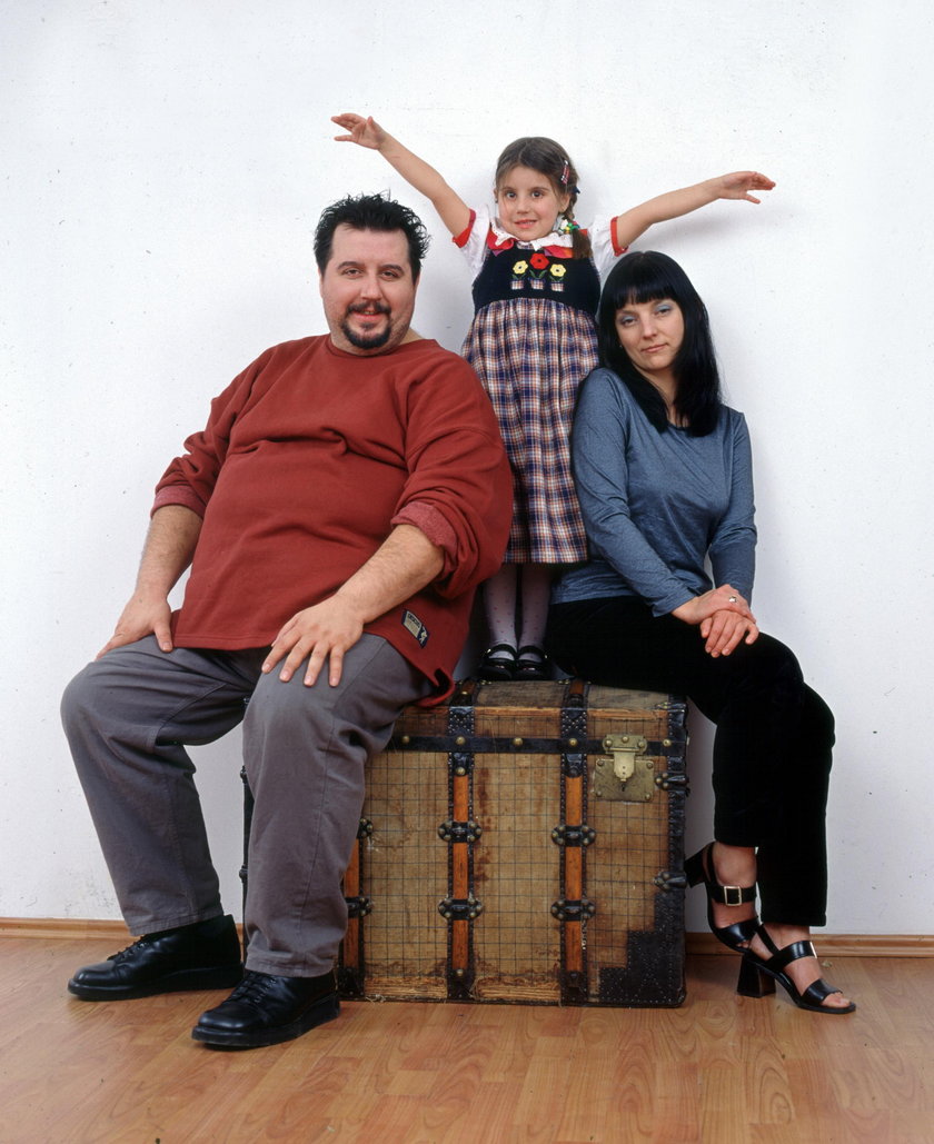 Dariusz Gnatowski z żoną i córką 