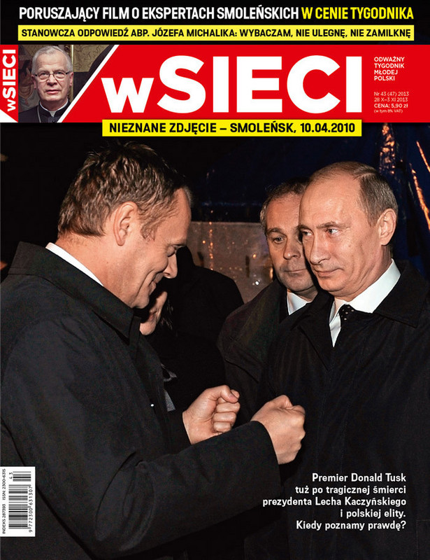 "wSieci" publikuje nieznane zdjęcie Tuska i Putina. Premier nie był zrozpaczony po katastrofie smoleńskiej?