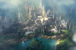 Praca wre na placu budowy parku rozrywki Star Wars: Galaxy's Edge. Disney pokazał pierwsze zdjęcia