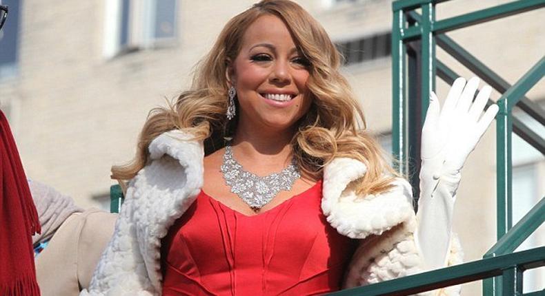 Mariah Carey at Macy's Thanksgiving Day Parade 2015