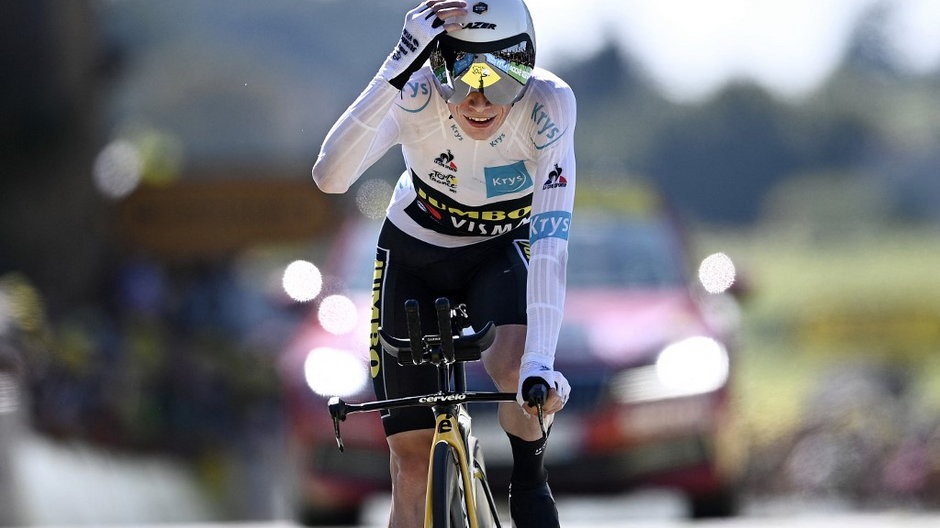 Jonas Vingegaard podczas Tour de France 17 lipca 2021 r.
