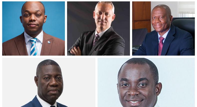 CEOs of the five collapsed banks in 2018