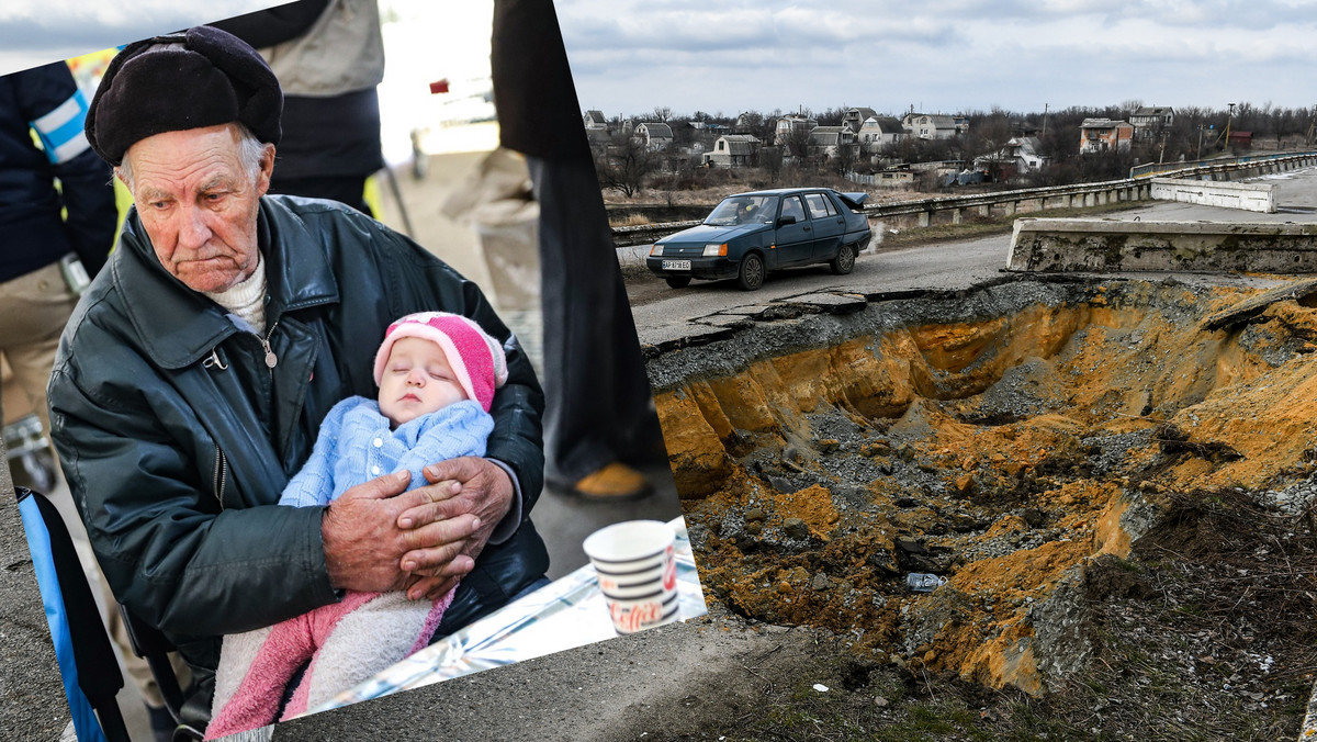84-latek ewakuował rodzinę z Zaporoża. Jechał starym autem przez kilka dni