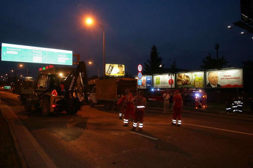 wał, rozkuwanie jezdni, miedzeszyński