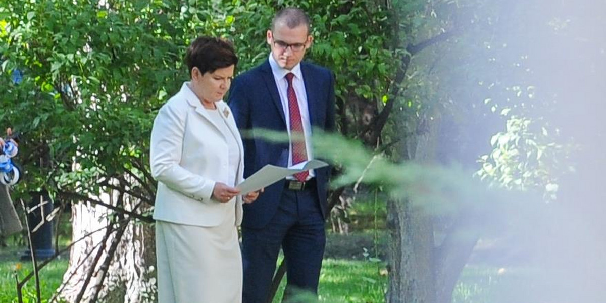 Beata Szydło w Parku