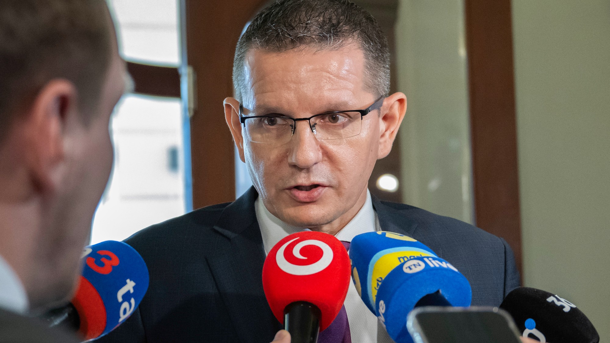 Štátny tajomník Ministerstva vnútra SR Patrik Krauspe. 