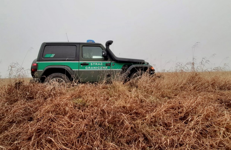 Jeep Wrangler straży granicznej