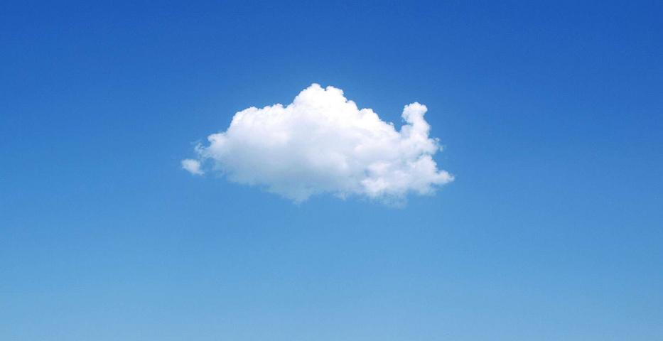 A felhő sokszor különös mintát képez az égen