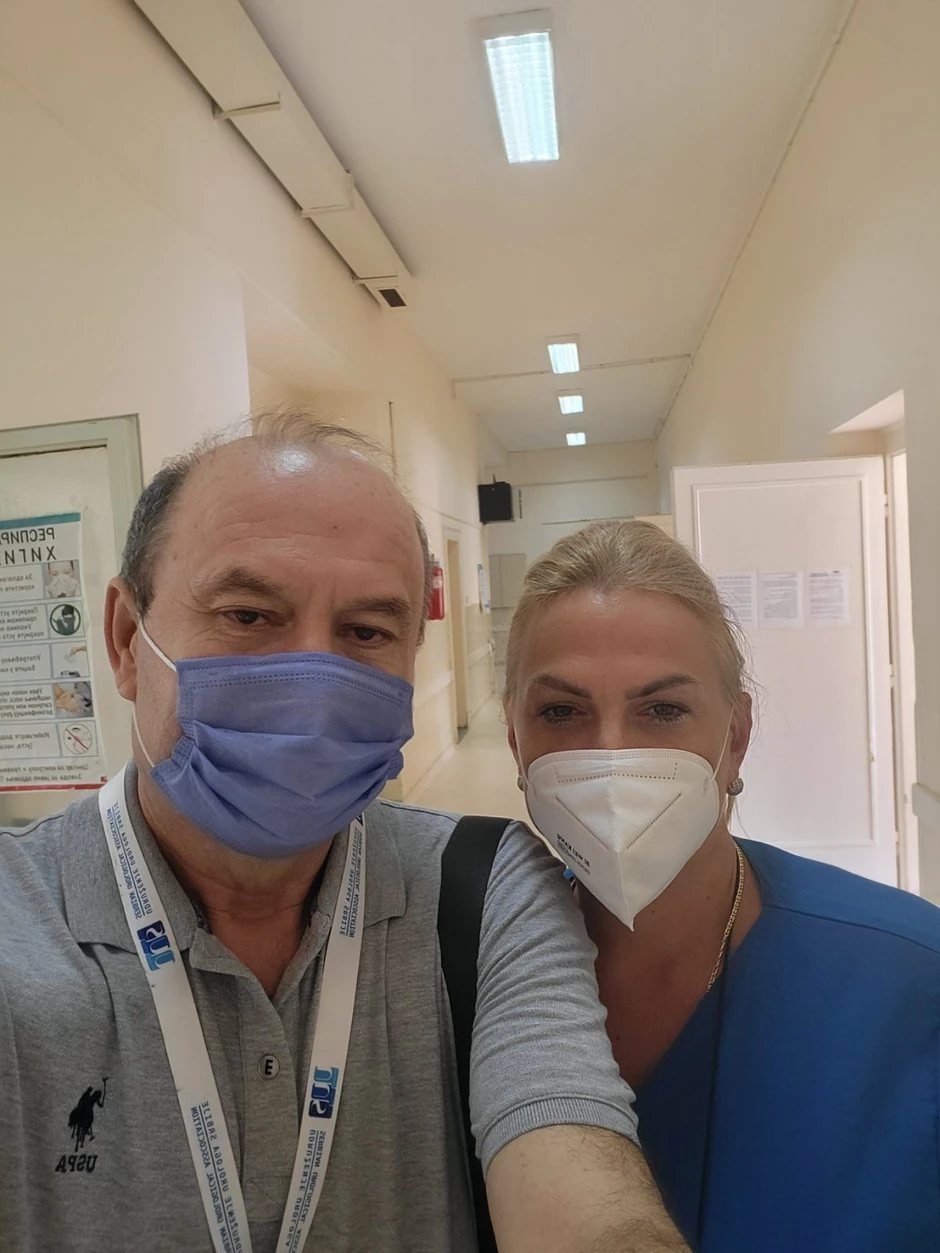 Direktor ZC Požarevac dr Danko Nikolić i glavna medicinska sestra