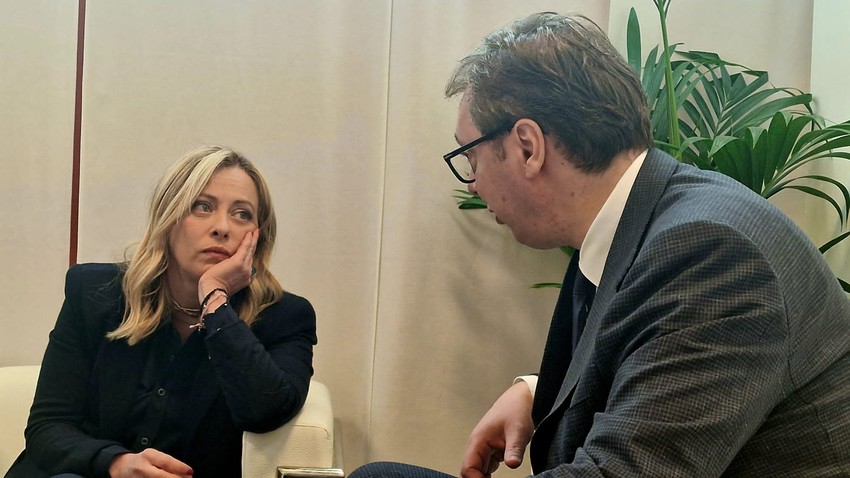 Aleksandar Vučić i Edi Rama sastali se sa italijanskom premijerkom Đorđom Meloni