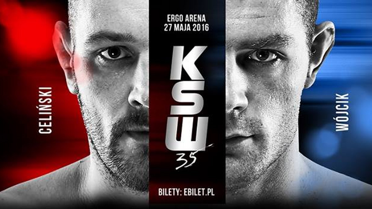 Pojedynek mocno bijących półciężkich Karola Celińskiego (12-6-1, 4 KO, 6 Sub) i Marcina Wójcika (8-4, 3 KO, 4 Sub) otworzy hitową galę KSW 35 w piątek 27 maja w trójmiejskiej Ergo Arenie.