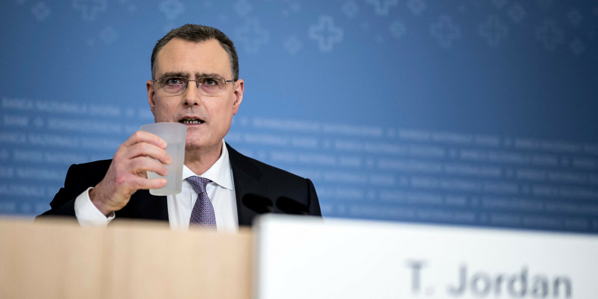 Thomas Jordan ogłosił w piątek odejście z funkcji szefa SNB.