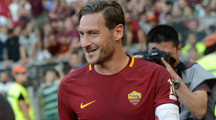 Totti még focizni akar / Fotó: AFP