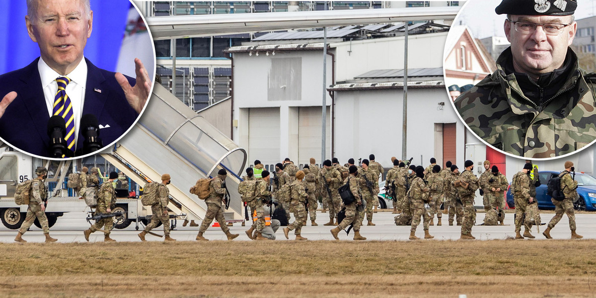 Wizyta Joego Bidena w Polsce. Generał Skrzypczak o szansach na powstanie baz NATO.