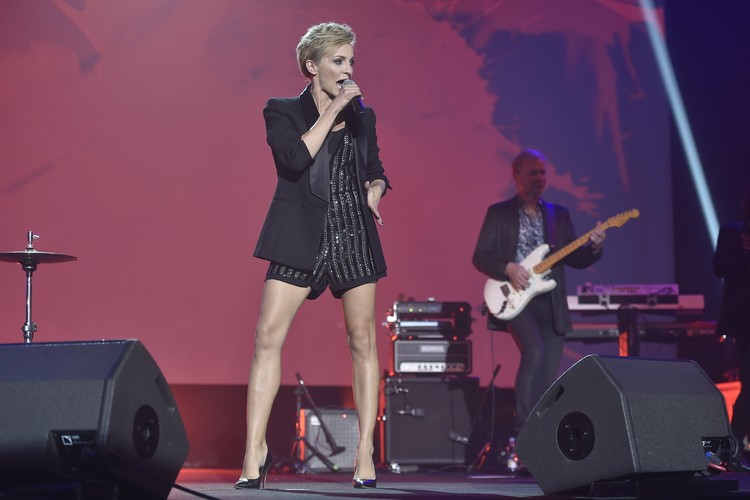 Anna Wyszkoni podczas koncertu 'Pejzaż bez Ciebie'