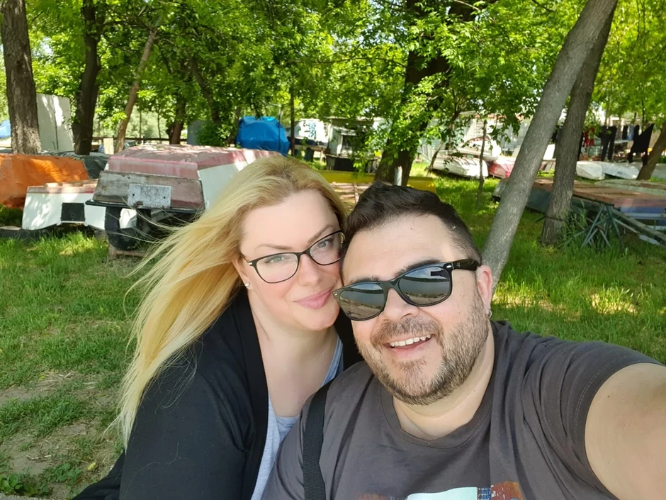 Marina sa suprugom Zoranom