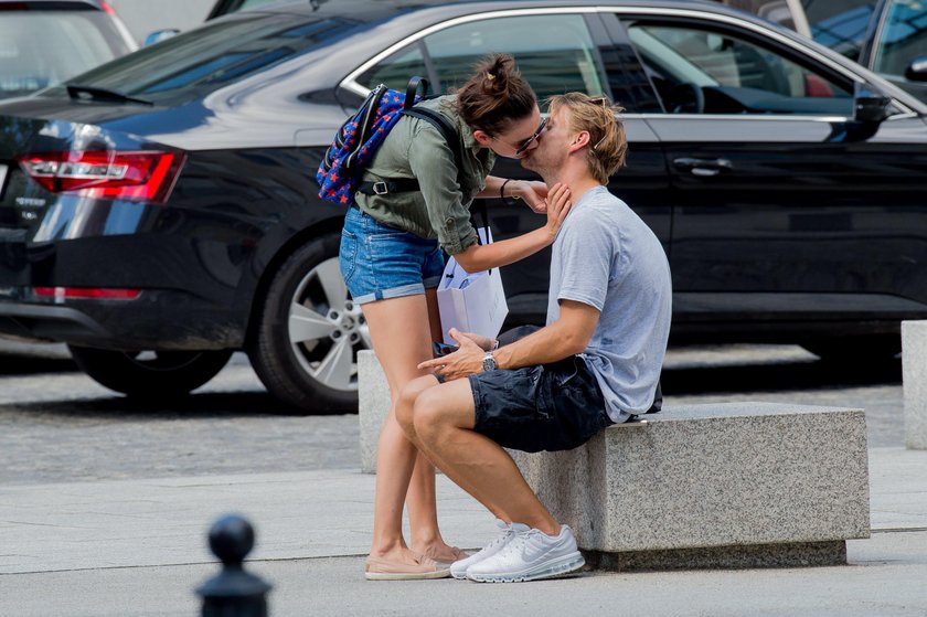 Sebastian Fabijański i Olga Bołądź