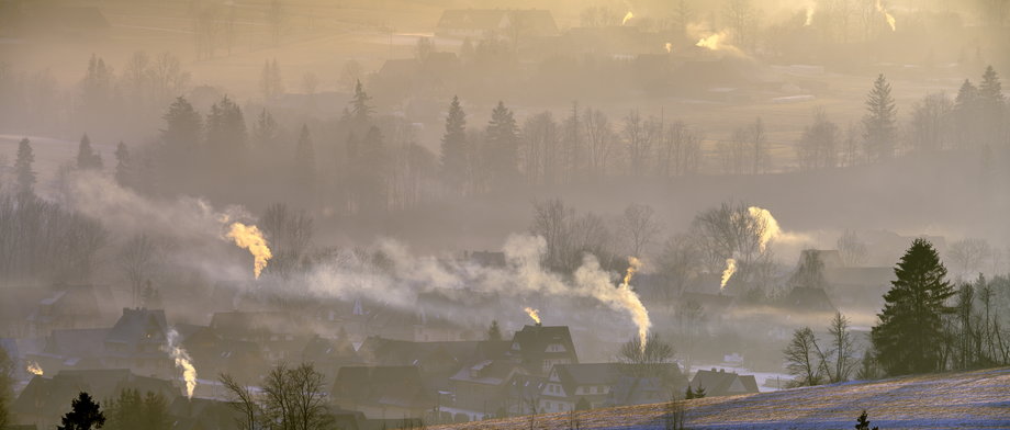 Smog jest dużym problemem w całej Polsce