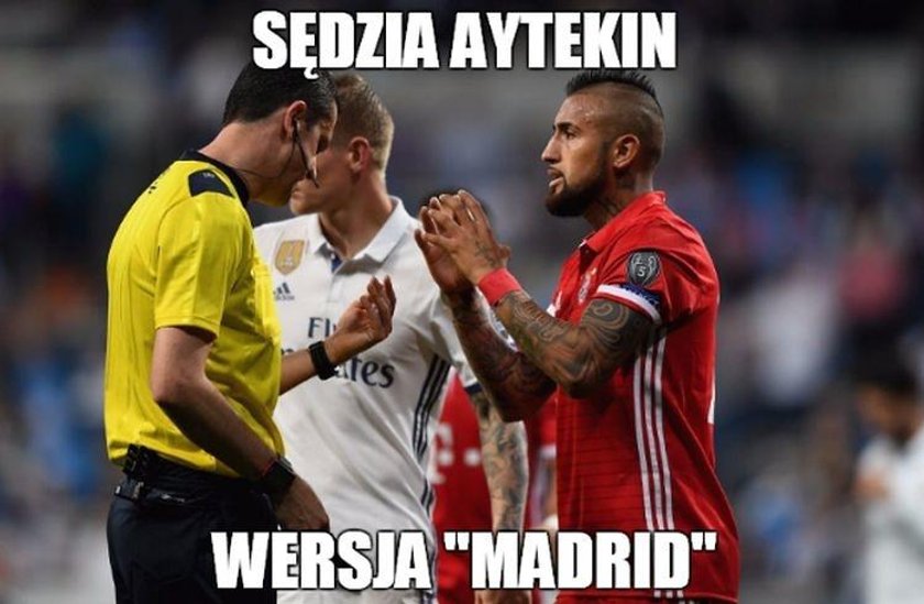 Internauci wyśmiali sędziego, czyli memy po meczu Real - Bayern