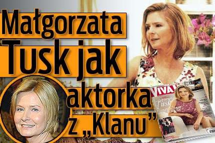 Małgorzata Tusk jak aktorka z "Klanu"