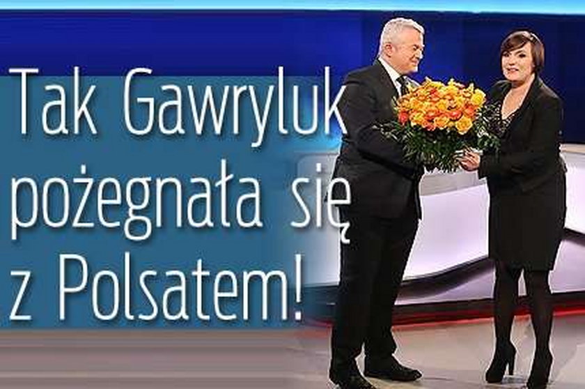 Tak Gawryluk pożegnała się z Polsatem!