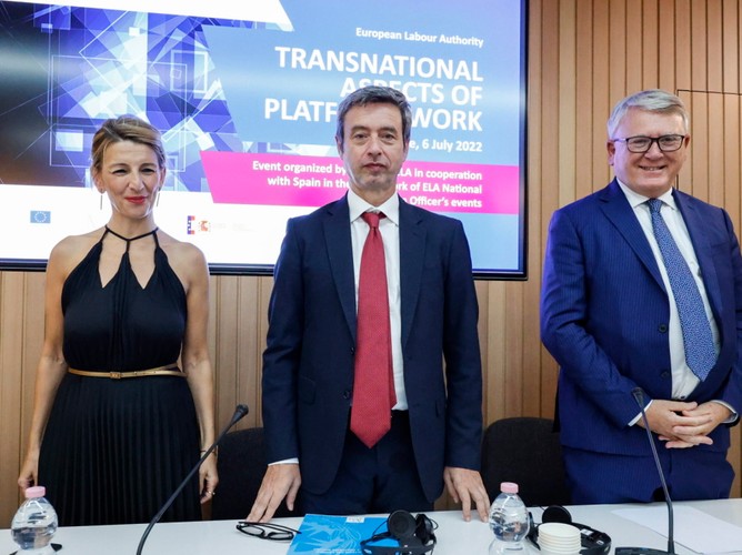 Yolanda Diaz Andrea Orlando Nicolas Schmit